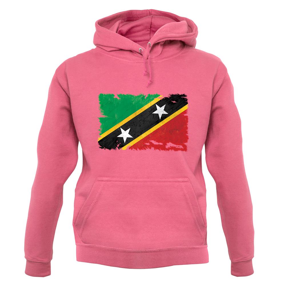 Saint Kitts And Nevis Grunge Style Flag unisex hoodie Saint Kitts And Nevis Grunge Style Flag unisex hoodie