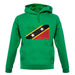 Saint Kitts And Nevis Grunge Style Flag unisex hoodie Saint Kitts And Nevis Grunge Style Flag unisex hoodie