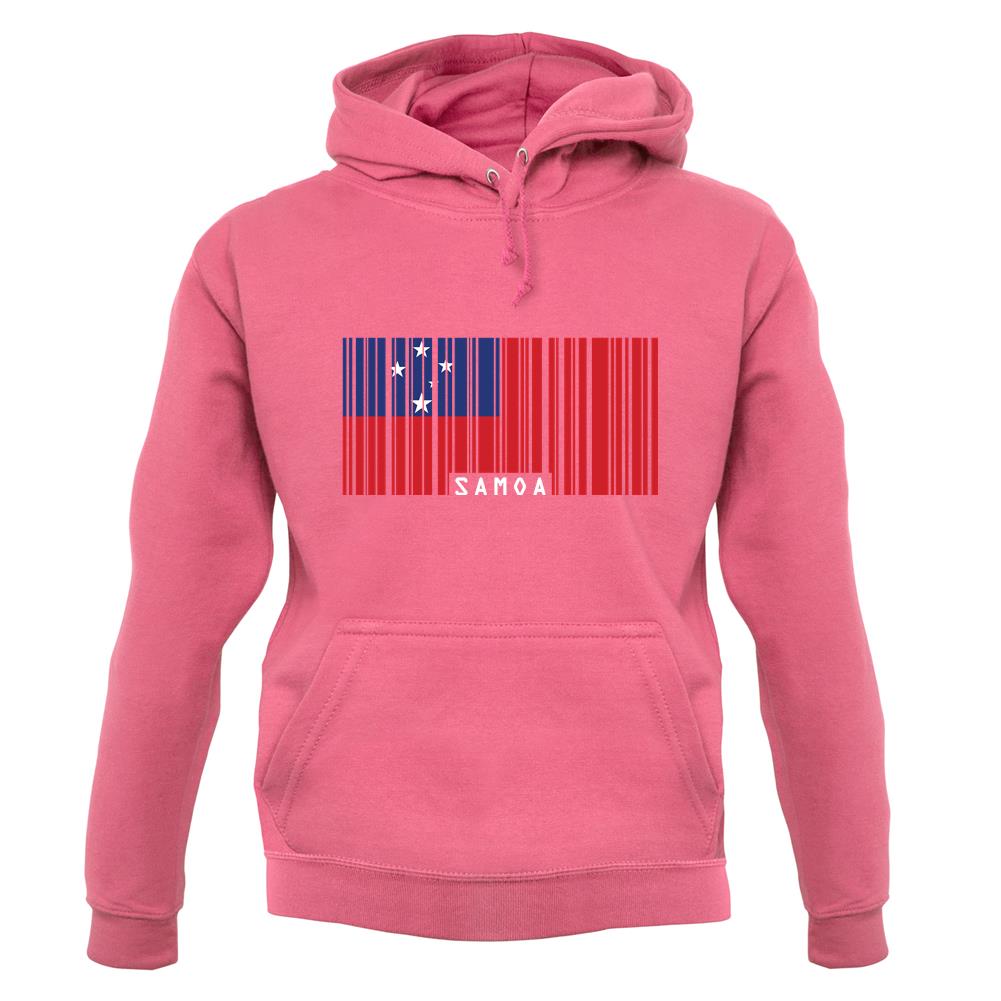 Samoa Barcode Style Flag unisex hoodie Samoa Barcode Style Flag unisex hoodie
