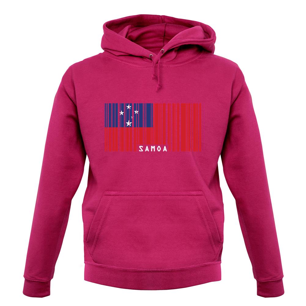 Samoa Barcode Style Flag unisex hoodie Samoa Barcode Style Flag unisex hoodie
