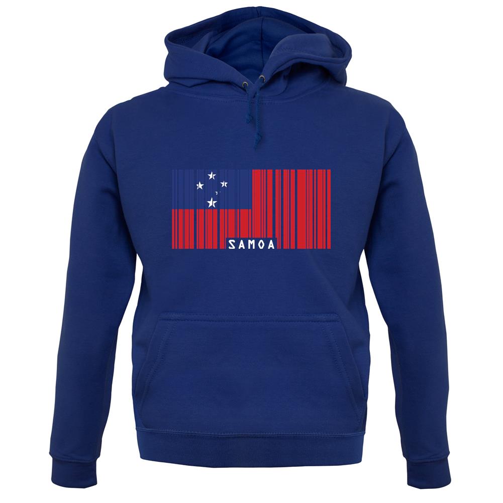 Samoa Barcode Style Flag unisex hoodie Samoa Barcode Style Flag unisex hoodie