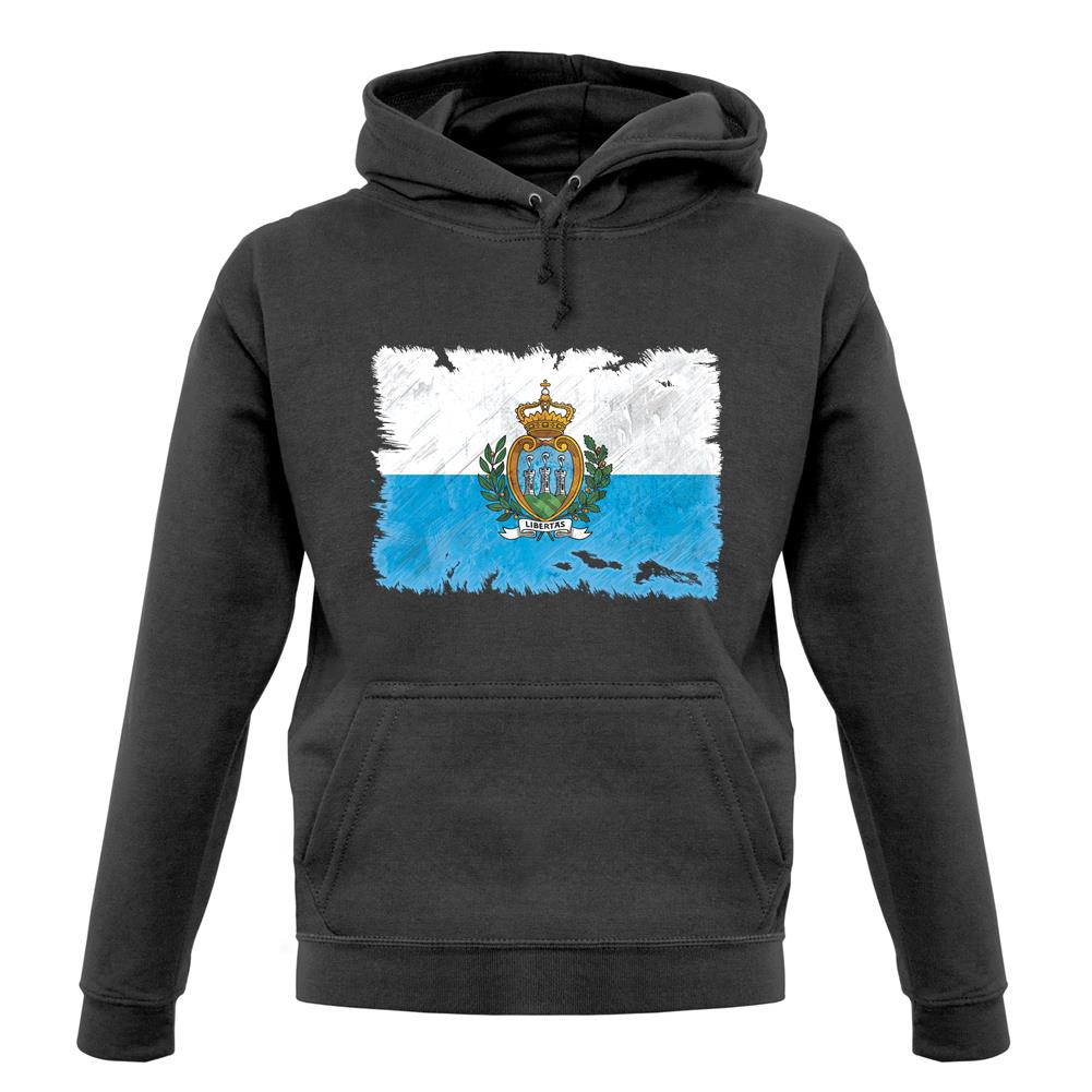 San Marino Grunge Style Flag unisex hoodie San Marino Grunge Style Flag unisex hoodie