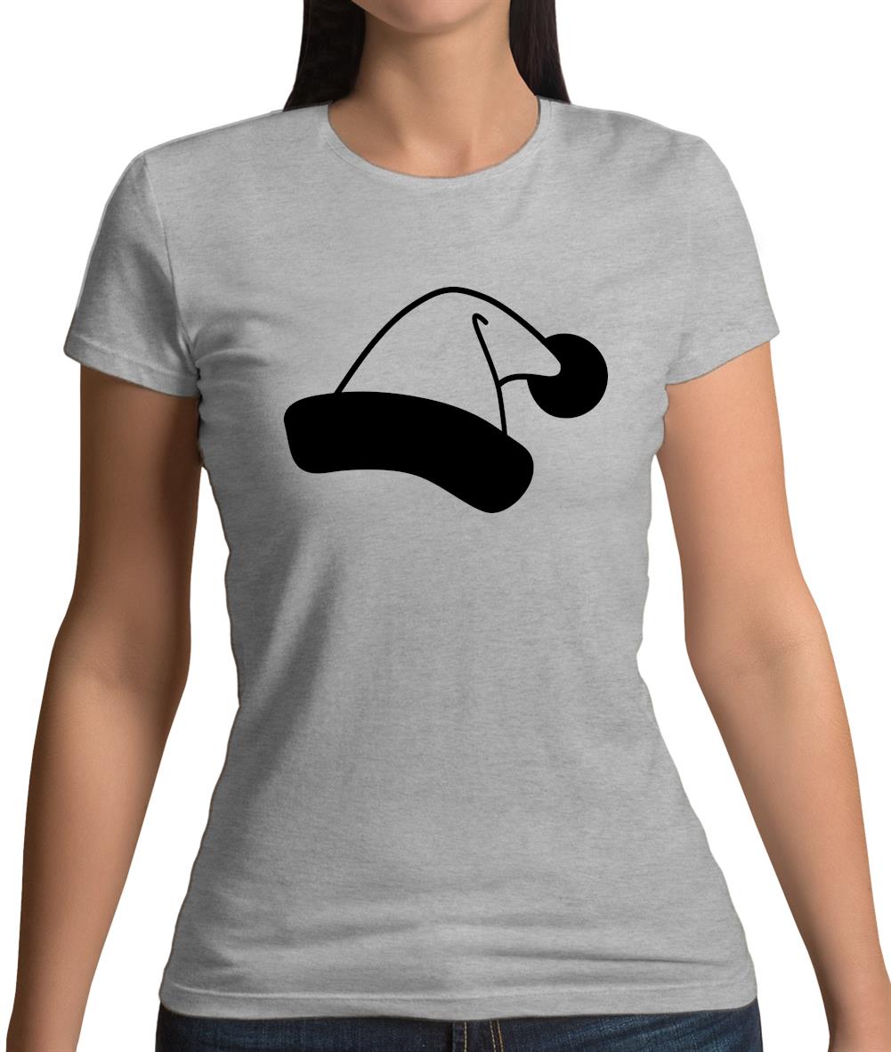 Santa Hat Womens T-Shirt Santa Hat Womens T-Shirt