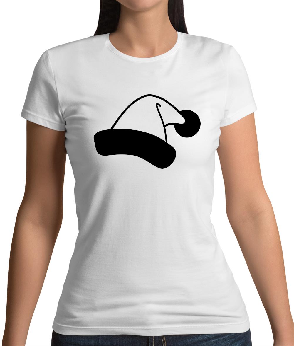 Santa Hat Womens T-Shirt Santa Hat Womens T-Shirt