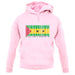 Sao Tome And Principe Barcode Style Flag unisex hoodie Sao Tome And Principe Barcode Style Flag unisex hoodie