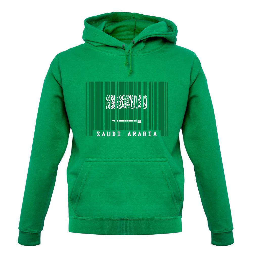 Saudi Arabia Barcode Style Flag unisex hoodie Saudi Arabia Barcode Style Flag unisex hoodie