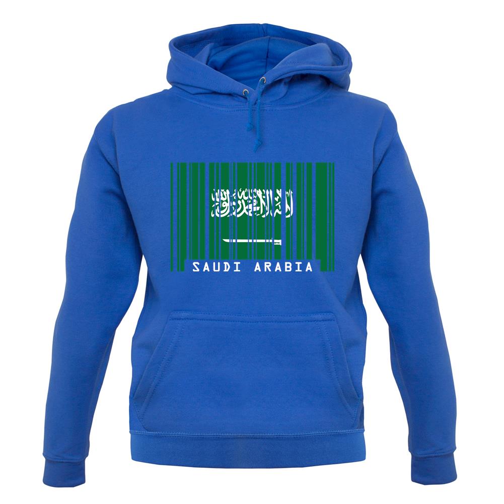 Saudi Arabia Barcode Style Flag unisex hoodie Saudi Arabia Barcode Style Flag unisex hoodie