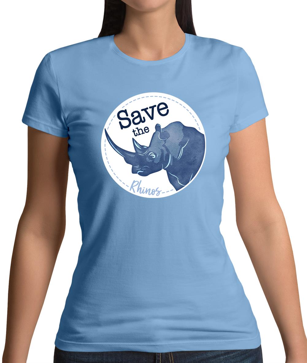 Save The Rhinos Womens T-Shirt Save The Rhinos Womens T-Shirt