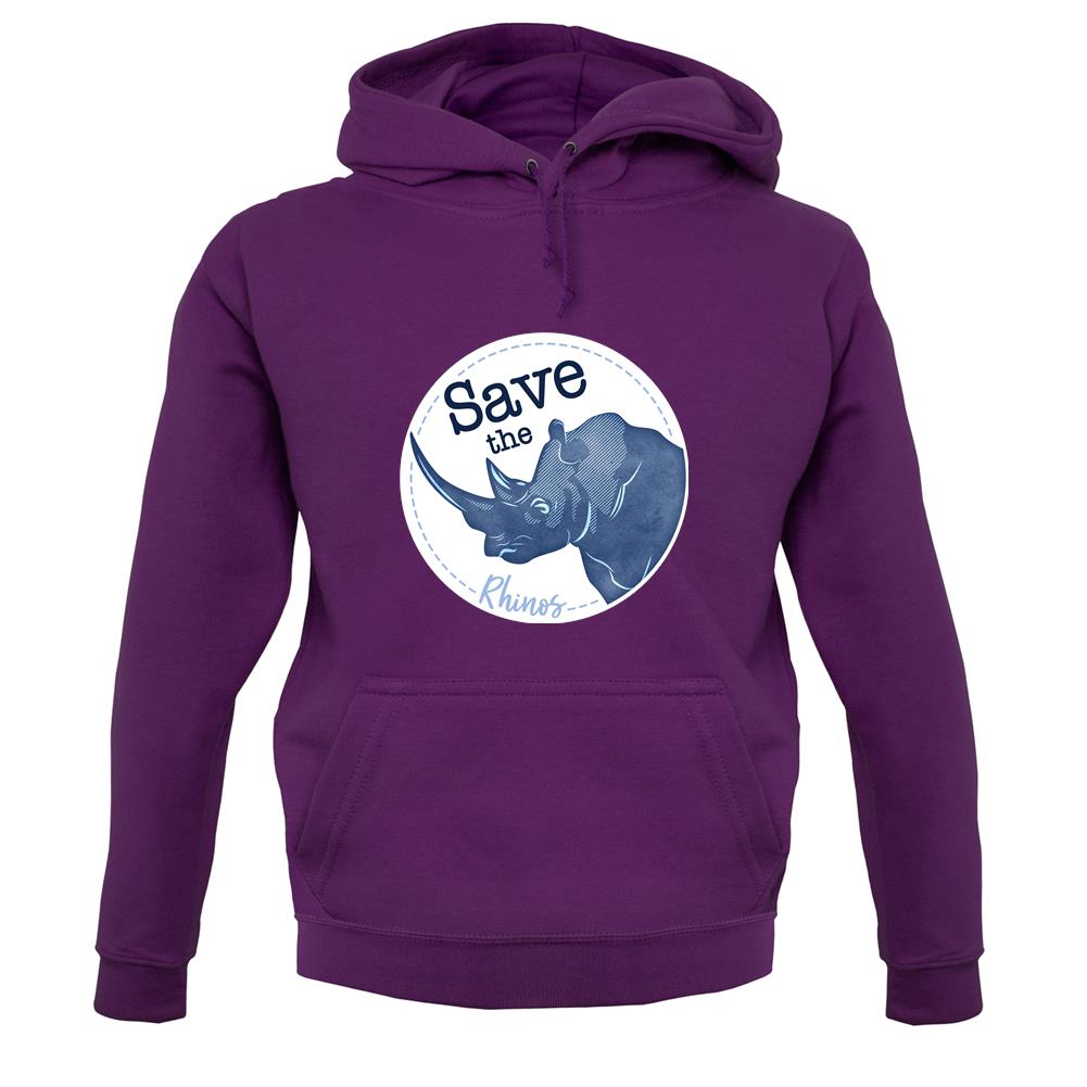 Save The Rhinos Unisex Hoodie Save The Rhinos Unisex Hoodie