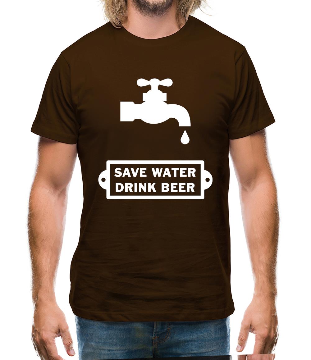 Save Water Drink Beer Mens T-Shirt Save Water Drink Beer Mens T-Shirt