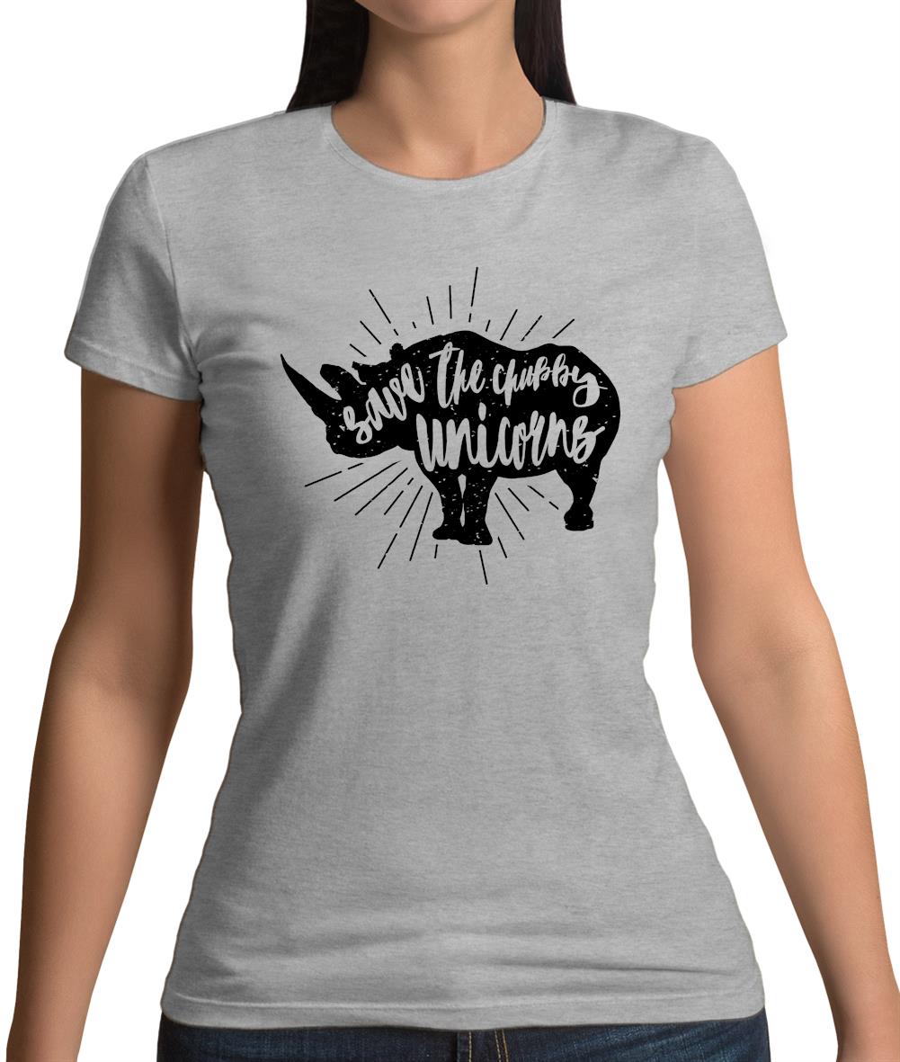 Chubby Unicorns Womens T-Shirt Chubby Unicorns Womens T-Shirt