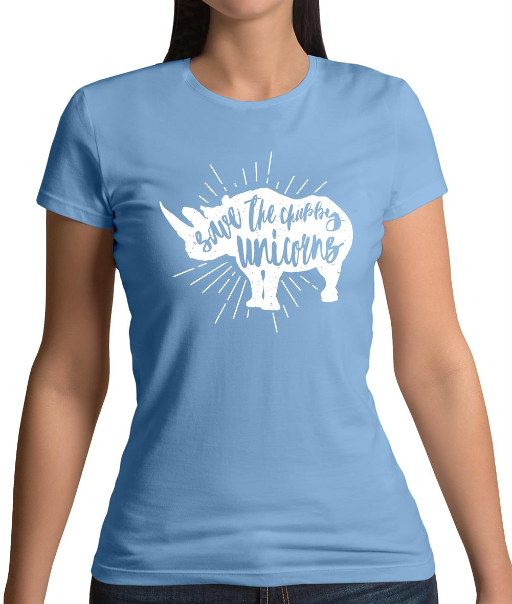 Chubby Unicorns Womens T-Shirt Chubby Unicorns Womens T-Shirt