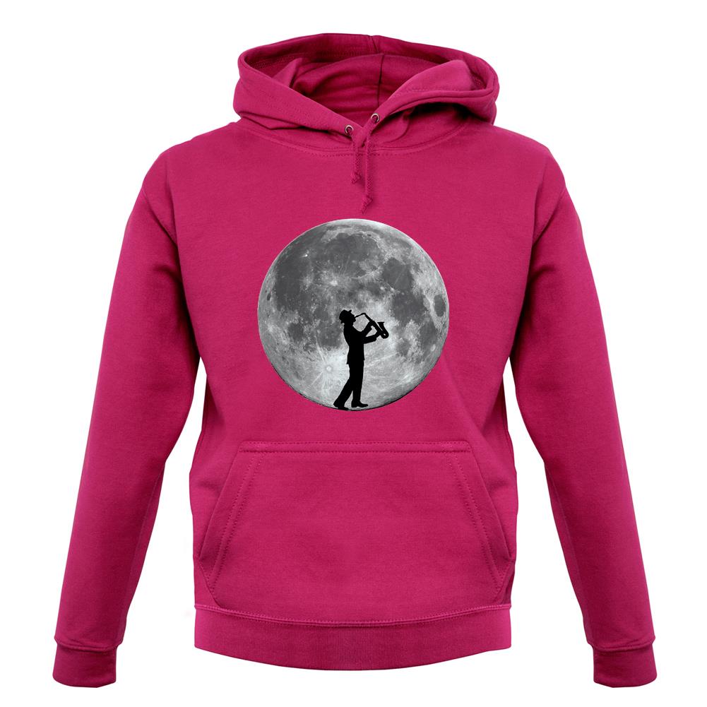 Saxophone Player Moon unisex hoodie Saxophone Player Moon unisex hoodie