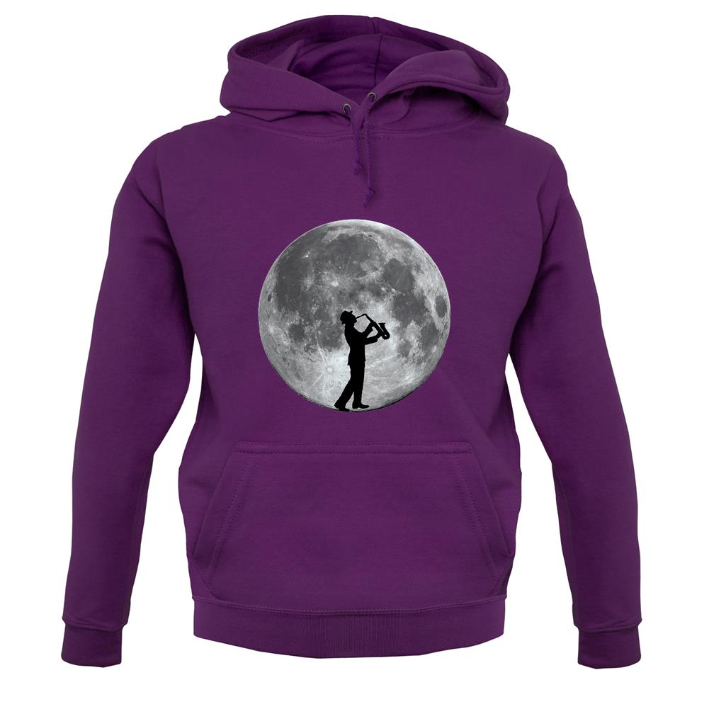 Saxophone Player Moon unisex hoodie Saxophone Player Moon unisex hoodie