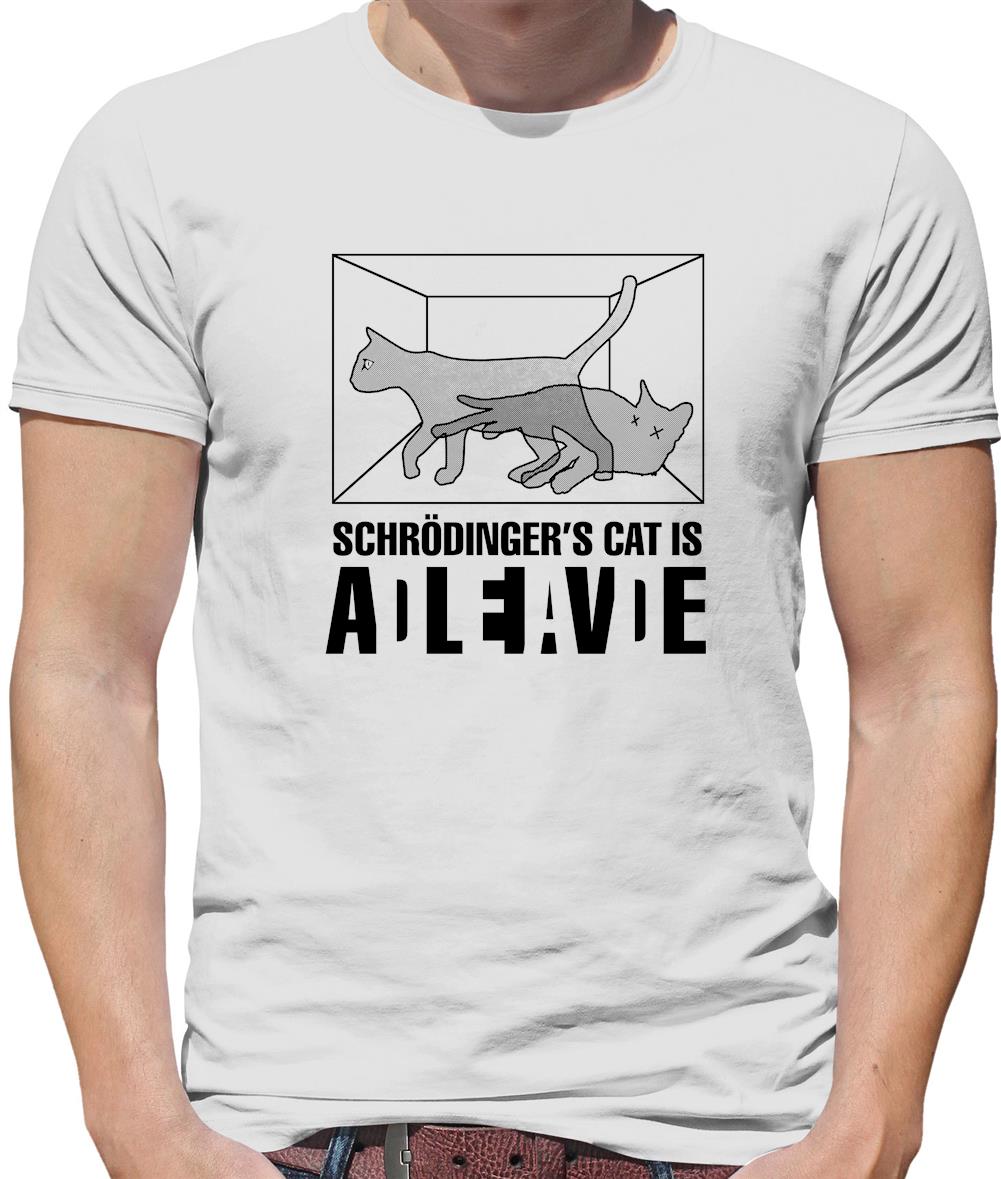 Schrodinger's Cat Mens T-Shirt Schrodinger's Cat Mens T-Shirt