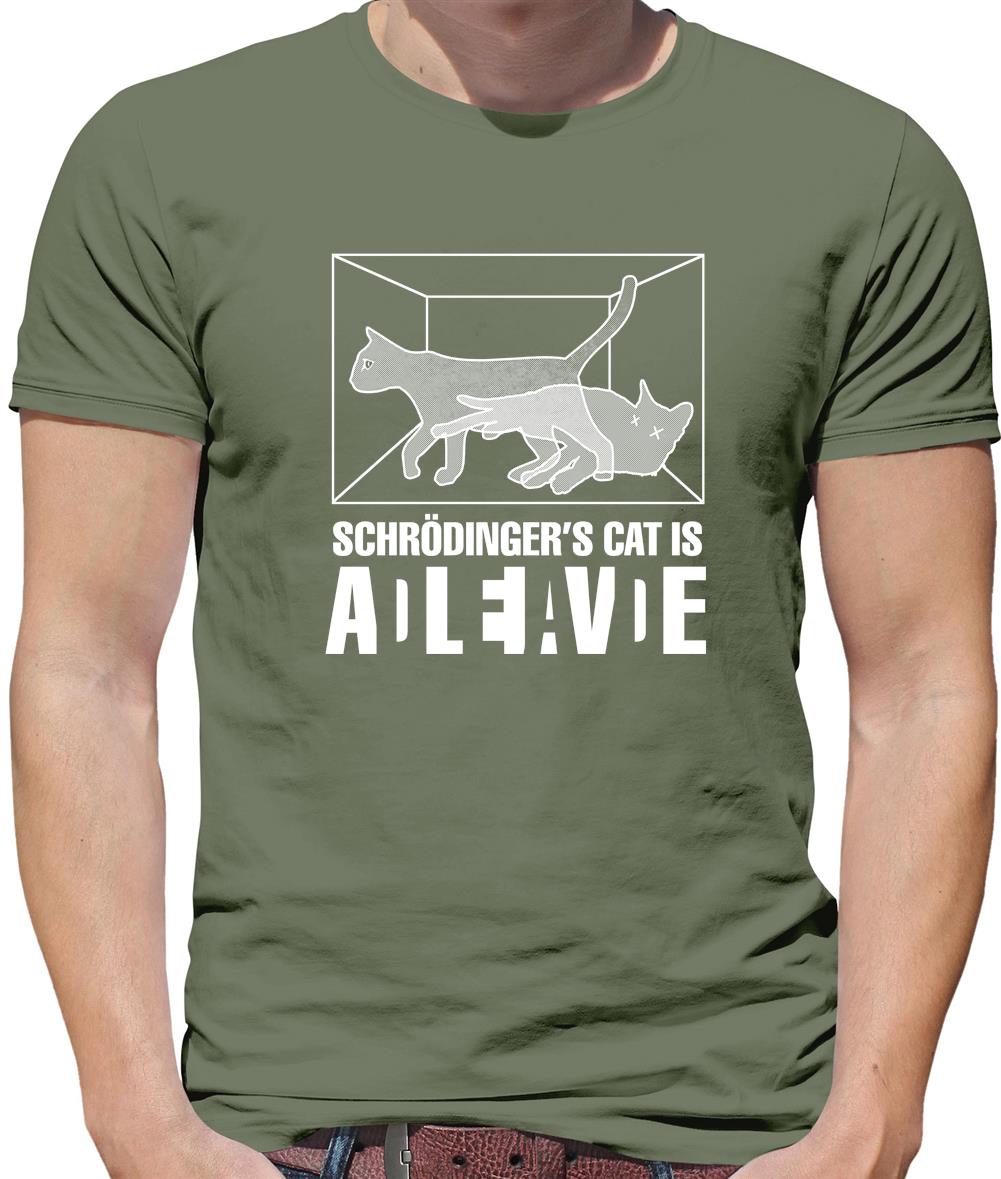 Schrodinger's Cat Mens T-Shirt Schrodinger's Cat Mens T-Shirt
