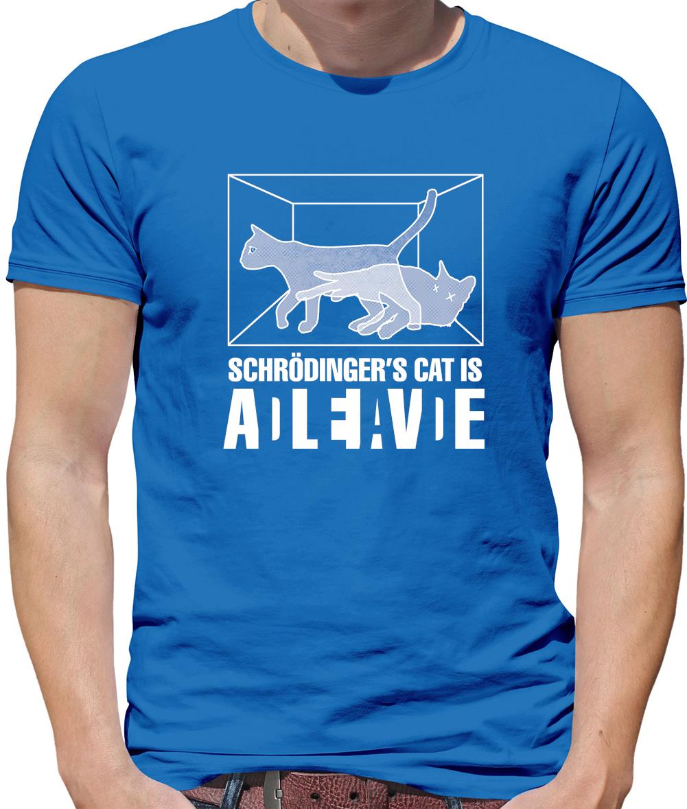 Schrodinger's Cat Mens T-Shirt Schrodinger's Cat Mens T-Shirt