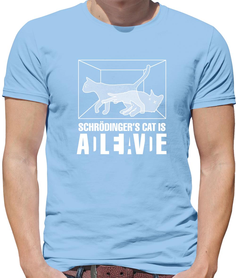 Schrodinger's Cat Mens T-Shirt Schrodinger's Cat Mens T-Shirt