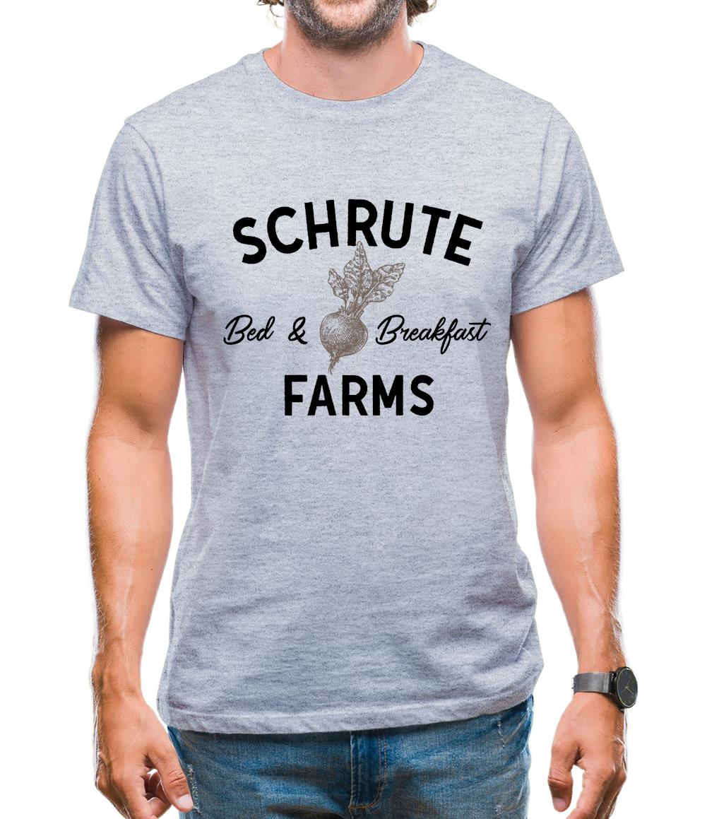 Schrute Farms, Bed and Breakfast Mens T-Shirt Schrute Farms, Bed and Breakfast Mens T-Shirt