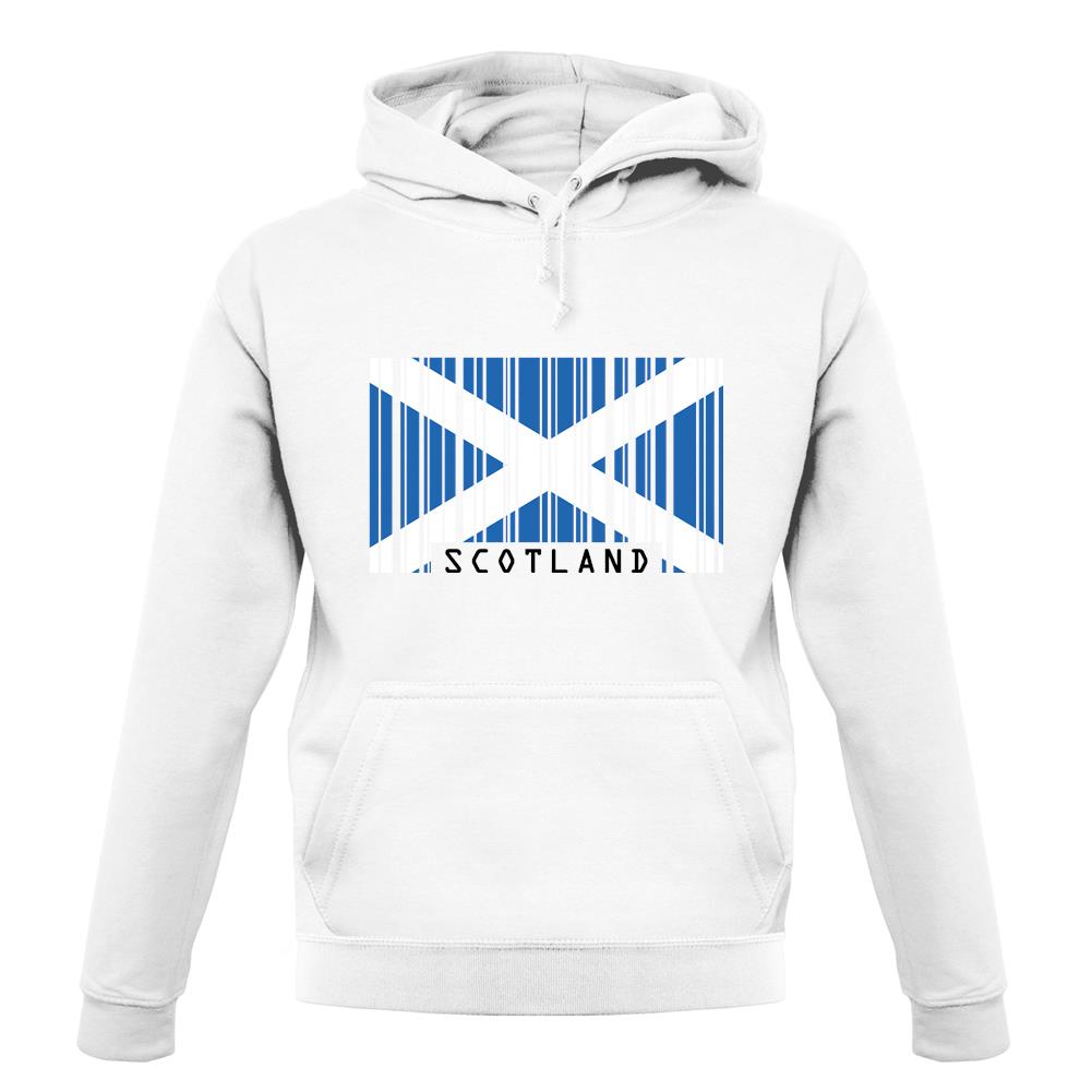 Scotland Barcode Style Flag unisex hoodie Scotland Barcode Style Flag unisex hoodie