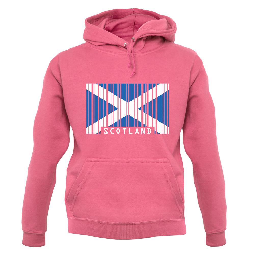 Scotland Barcode Style Flag unisex hoodie Scotland Barcode Style Flag unisex hoodie