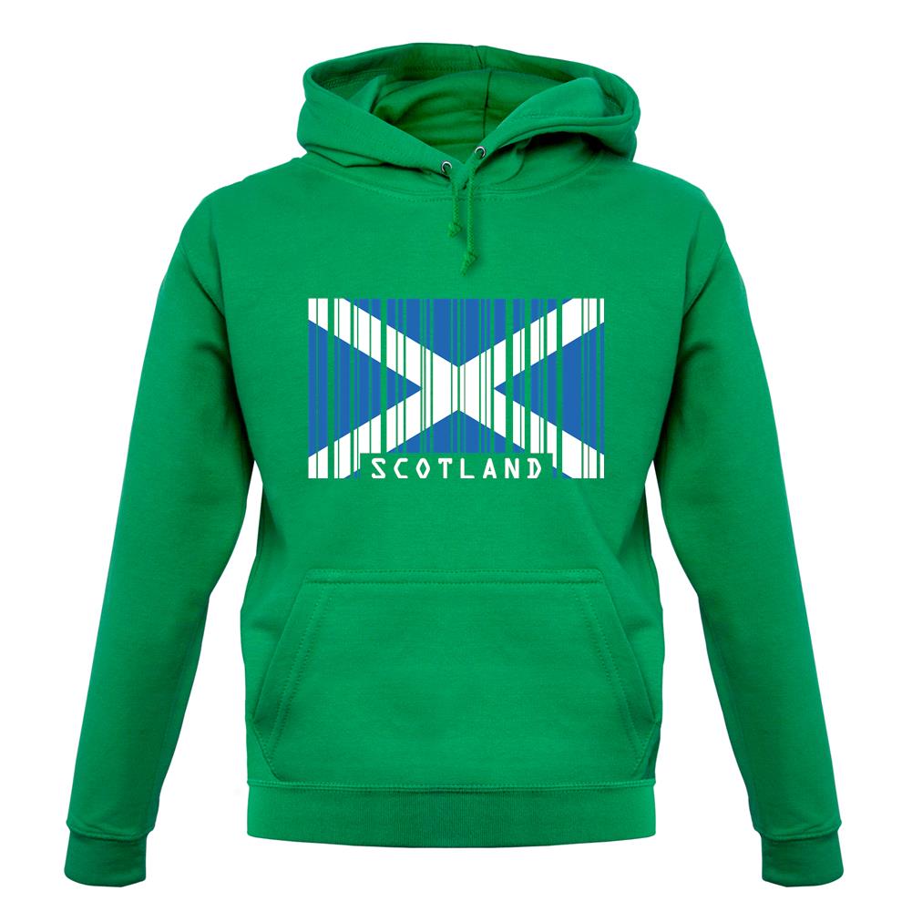Scotland Barcode Style Flag unisex hoodie Scotland Barcode Style Flag unisex hoodie
