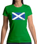 Scotland Grunge Style Flag Womens T-Shirt Scotland Grunge Style Flag Womens T-Shirt