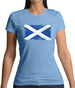Scotland Grunge Style Flag Womens T-Shirt Scotland Grunge Style Flag Womens T-Shirt