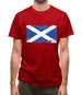 Scotland Grunge Style Flag Mens T-Shirt Scotland Grunge Style Flag Mens T-Shirt