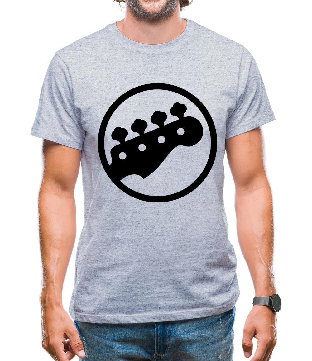 Bass Guitar Headstock Mens T-Shirt Bass Guitar Headstock Mens T-Shirt