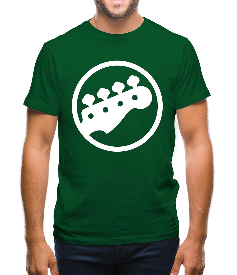Bass Guitar Headstock Mens T-Shirt Bass Guitar Headstock Mens T-Shirt