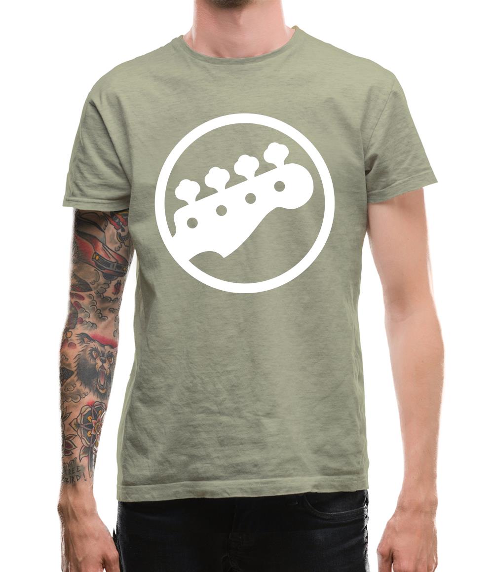 Bass Guitar Headstock Mens T-Shirt Bass Guitar Headstock Mens T-Shirt
