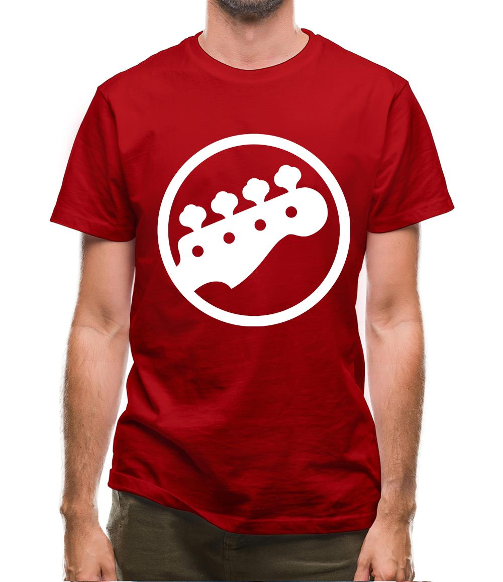 Bass Guitar Headstock Mens T-Shirt Bass Guitar Headstock Mens T-Shirt