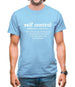 Self Control Definition Mens T-Shirt Self Control Definition Mens T-Shirt