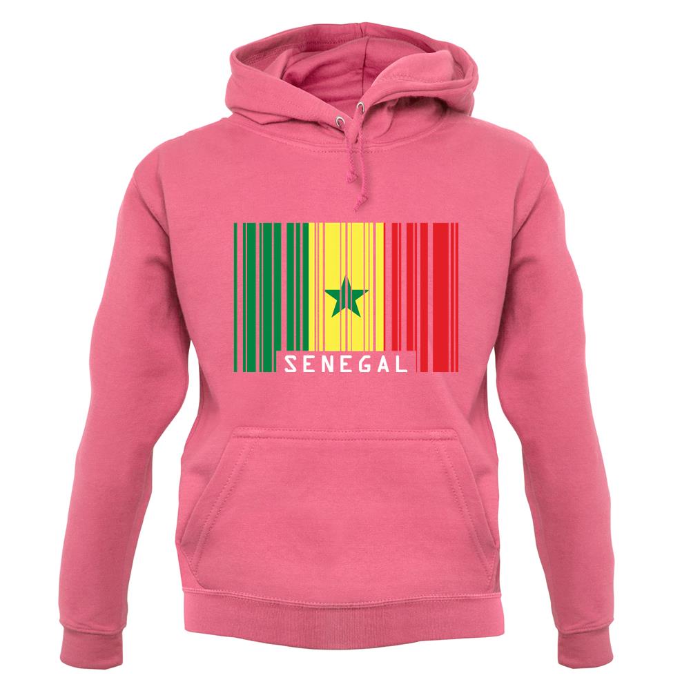 Senegal Barcode Style Flag unisex hoodie Senegal Barcode Style Flag unisex hoodie