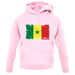Senegal Grunge Style Flag unisex hoodie Senegal Grunge Style Flag unisex hoodie
