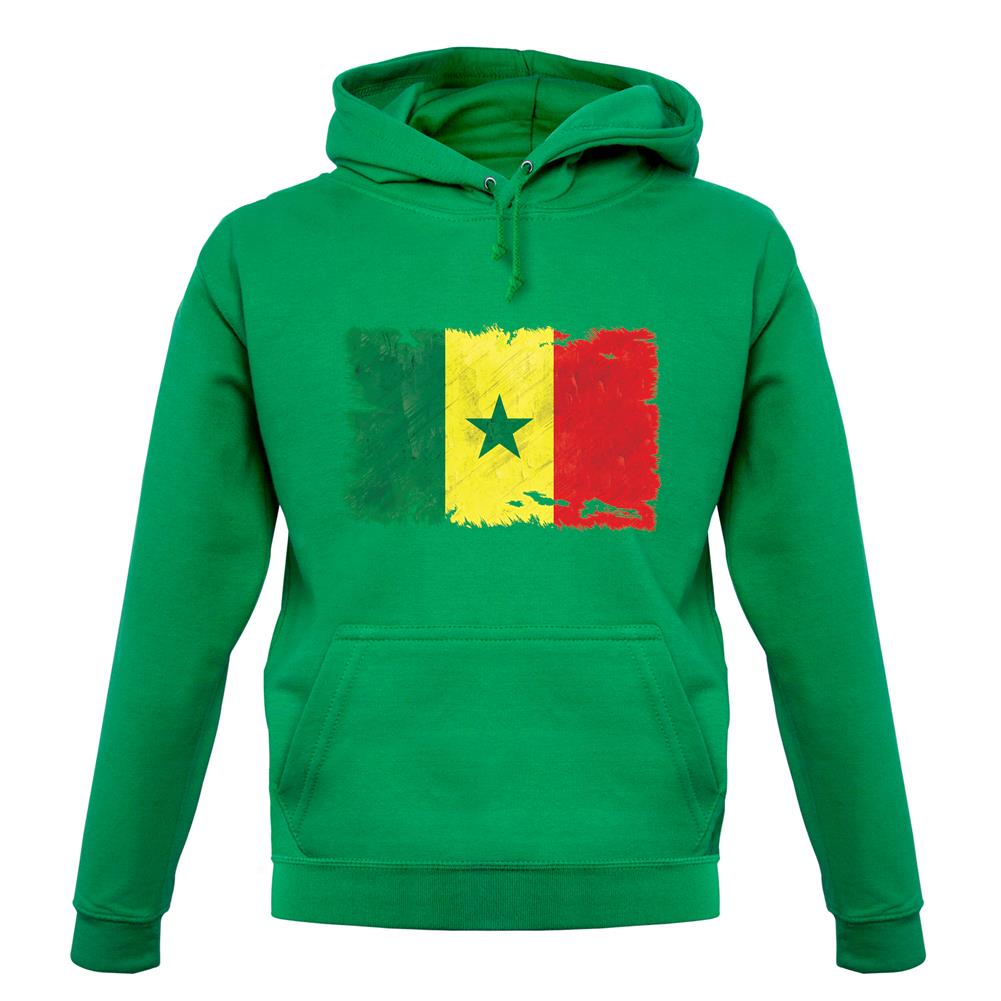 Senegal Grunge Style Flag unisex hoodie Senegal Grunge Style Flag unisex hoodie