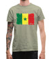 Senegal Grunge Style Flag Mens T-Shirt Senegal Grunge Style Flag Mens T-Shirt