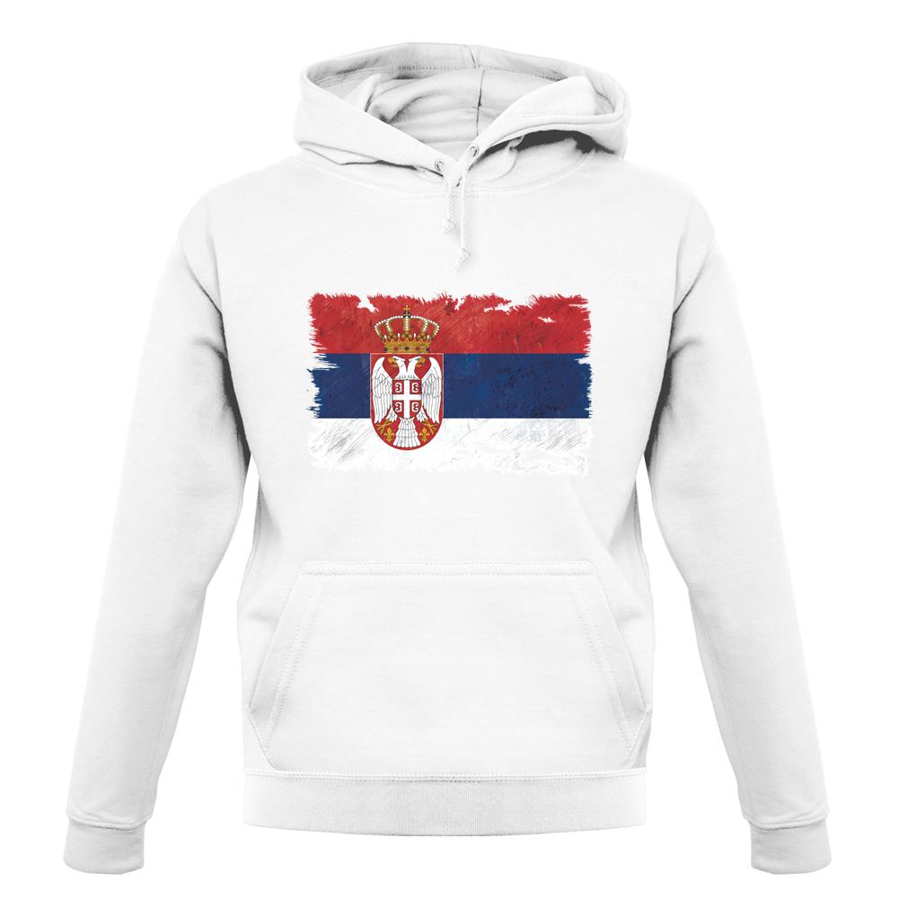 Serbia Grunge Style Flag unisex hoodie Serbia Grunge Style Flag unisex hoodie