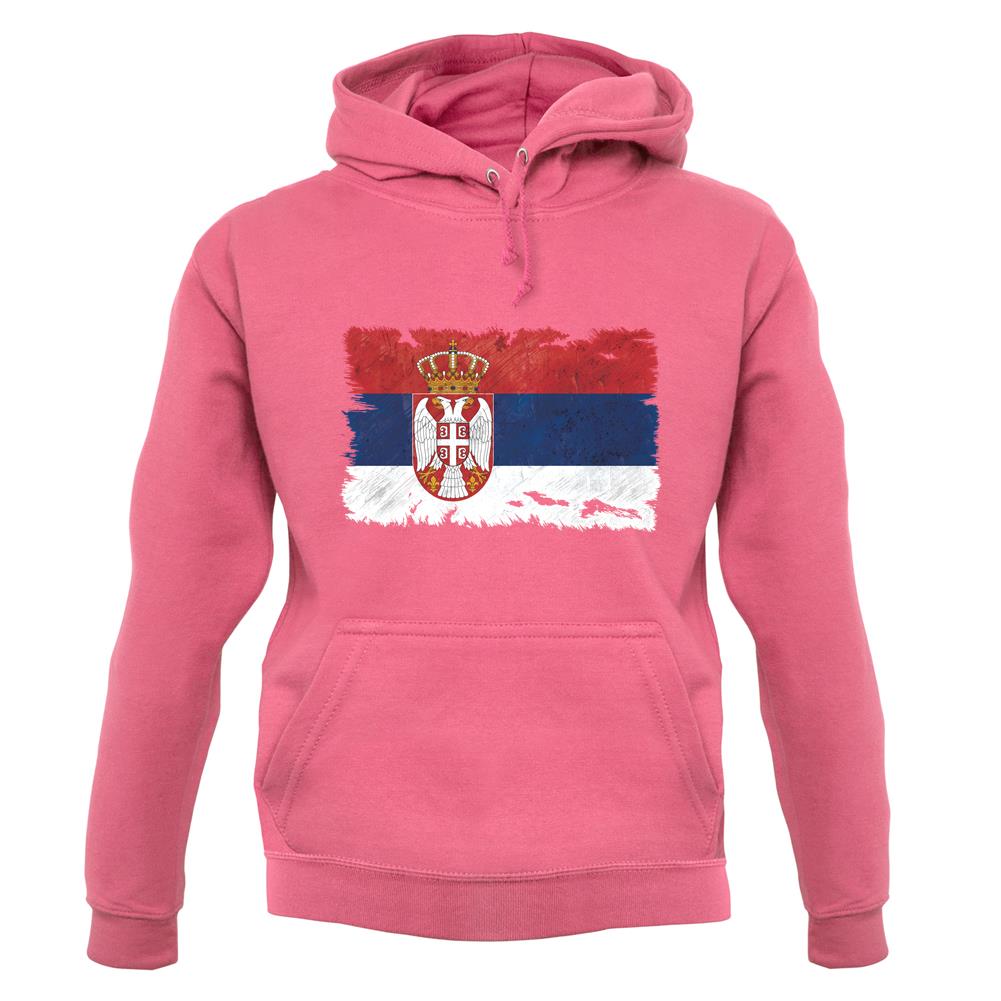 Serbia Grunge Style Flag unisex hoodie Serbia Grunge Style Flag unisex hoodie