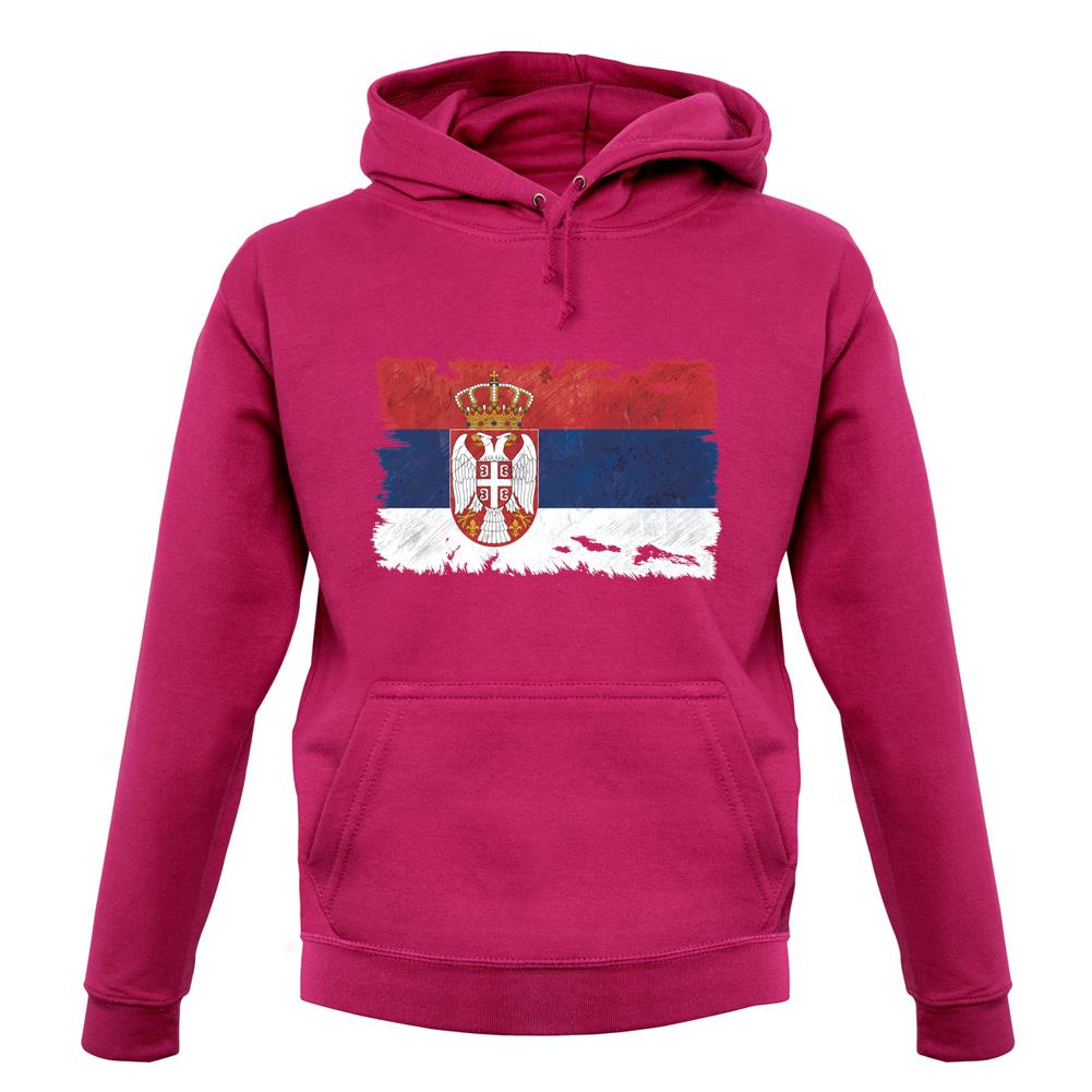 Serbia Grunge Style Flag unisex hoodie Serbia Grunge Style Flag unisex hoodie