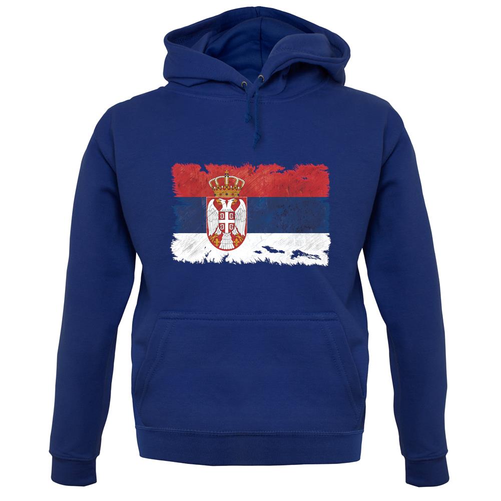 Serbia Grunge Style Flag unisex hoodie Serbia Grunge Style Flag unisex hoodie