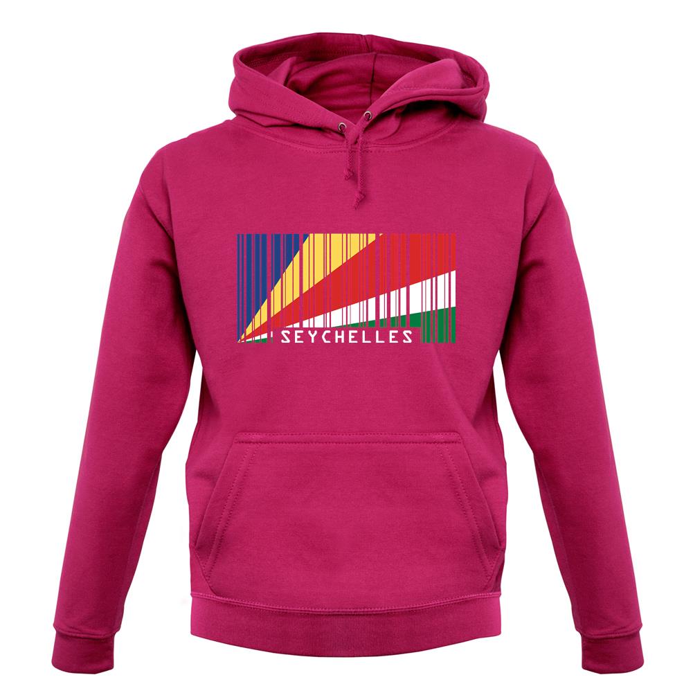 Seychelles Barcode Style Flag unisex hoodie Seychelles Barcode Style Flag unisex hoodie