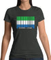 Sierra Leone  Barcode Style Flag Womens T-Shirt Sierra Leone  Barcode Style Flag Womens T-Shirt