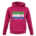 Sierra Leone  Barcode Style Flag unisex hoodie Sierra Leone  Barcode Style Flag unisex hoodie