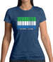Sierra Leone  Barcode Style Flag Womens T-Shirt Sierra Leone  Barcode Style Flag Womens T-Shirt