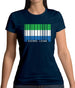Sierra Leone  Barcode Style Flag Womens T-Shirt Sierra Leone  Barcode Style Flag Womens T-Shirt