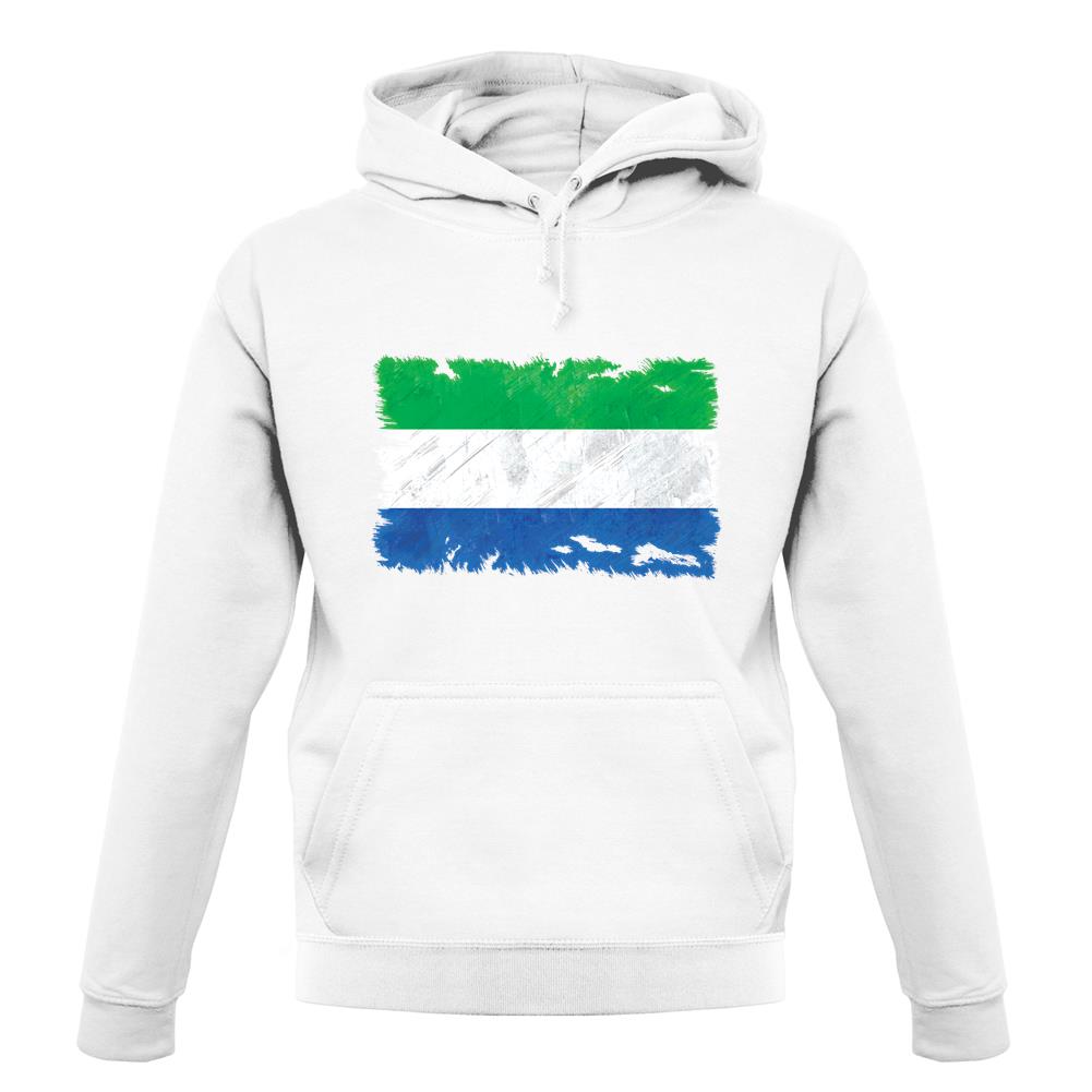Sierra Leone Grunge Style Flag unisex hoodie Sierra Leone Grunge Style Flag unisex hoodie