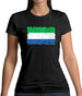 Sierra Leone Grunge Style Flag Womens T-Shirt Sierra Leone Grunge Style Flag Womens T-Shirt