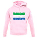 Sierra Leone Grunge Style Flag unisex hoodie Sierra Leone Grunge Style Flag unisex hoodie